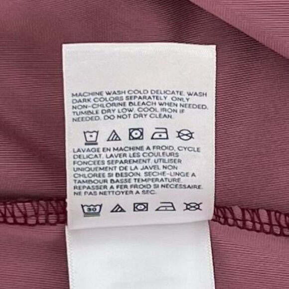 Lands End Womens Velvet Tunic Top Size 3X Burgundy Relaxed Fit Stretch Elegant - Picture 5 of 10